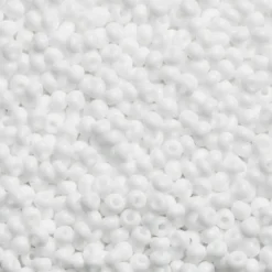 Rocaillespärla 9/0 vit opak