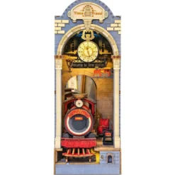 Rolife DIY 3D Bookend Time Travel miniatyr diorama – TGB04, 98×250×184 mm