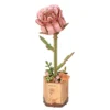 Rolife DIY Wooden Flower 3D-pussel träblomma TW021 Lilac 75×70×255 mm