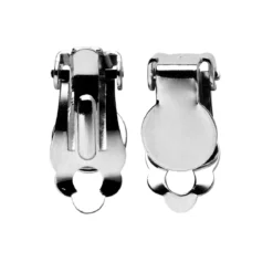 Öronclips 9 mm 5 par silver