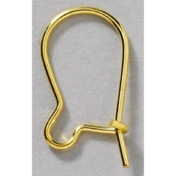 Öronkrokar/lås 5 par guld