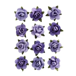 Rosor Purple papper 12 st