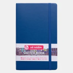 Royal Talens Art Creation Sketch skissbok 13×21 cm, blått omslag – 140 g/m², 80 ark
