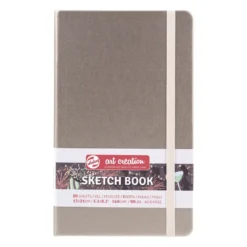 Royal Talens Art Creation Sketch skissbok 13×21 cm, rosa omslag – 140 g/m², 80 ark