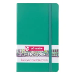 Royal Talens Art Creation Sketch skissbok 13x21 cm, grönt omslag – 140 g/m², 80 ark