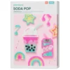 Rörpärlor Midi kit Soda Pop & söta saker! 2600 pärlor à Ø5 mm & 2 pärlplattor