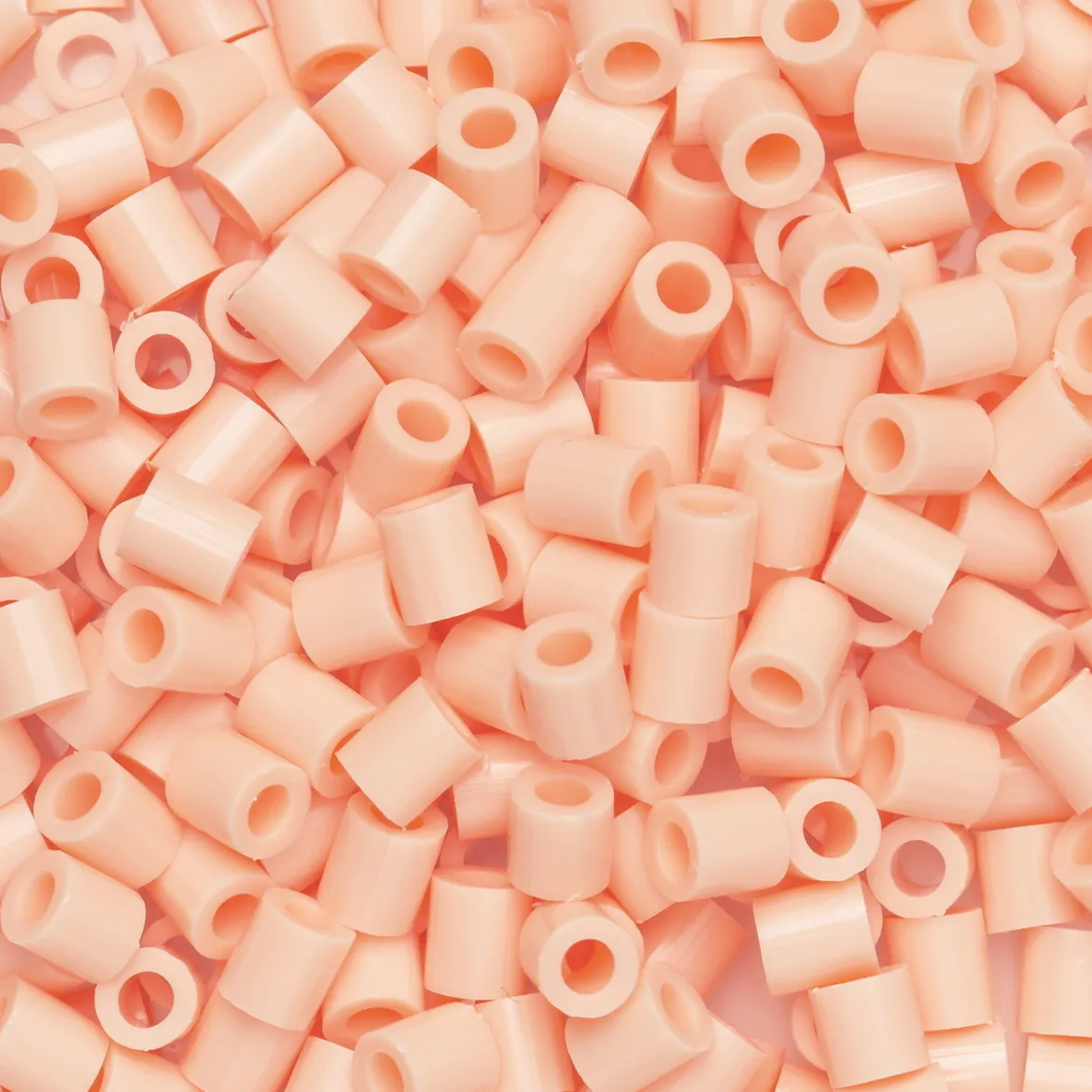 Rörpärlor Midi 1000 st babyrosa, Ø5 mm