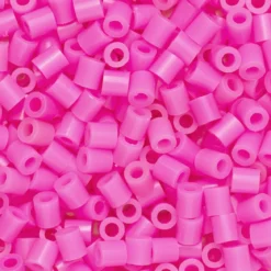 Rörpärlor Midi 1000 st bubbelgum rosa, Ø5 mm