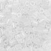 Rörpärlor Midi 1000 st genomskinliga med glitter, Ø5 mm
