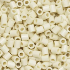 Rörpärlor Midi 1000 st ljus greige, Ø5 mm