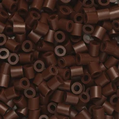 Rörpärlor Midi 1000 st mörkbrun, Ø5 mm