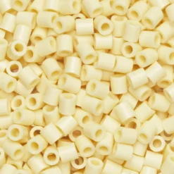 Rörpärlor Midi 1000 st pastellgul, Ø5 mm