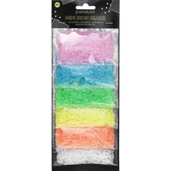 Rörpärlor Mini Glow In The Dark Mix – 6000 självlysande Mini-pärlor som är Ø2,5 mm