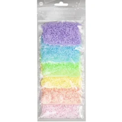 Rörpärlor Mini mixpack Pastell – 6000 härliga pastellfärgade Mini-pärlor som är Ø2,5 mm