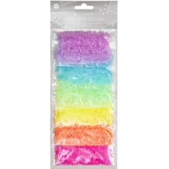 Rörpärlor Mini mixpack Transparent – 6000 genomskinliga & glada Mini-pärlor som är Ø2,5 mm