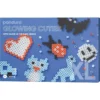 Rörpärlor XL kit Glowing Cuties – 600 stora & självlysande XL-pärlor + pärlplatta