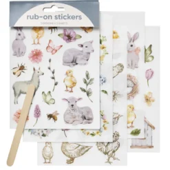 Rub ons 10 ark djur och natur