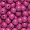 Runda träpärlor Ø10 mm, cirka 100 st. rosa