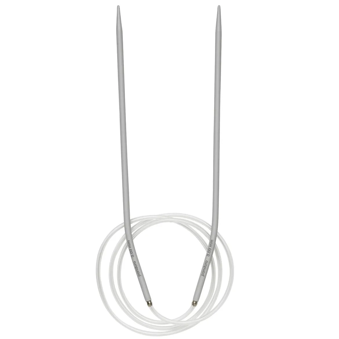Rundstickor, längd 80 cm Ø3,0 mm – aluminium