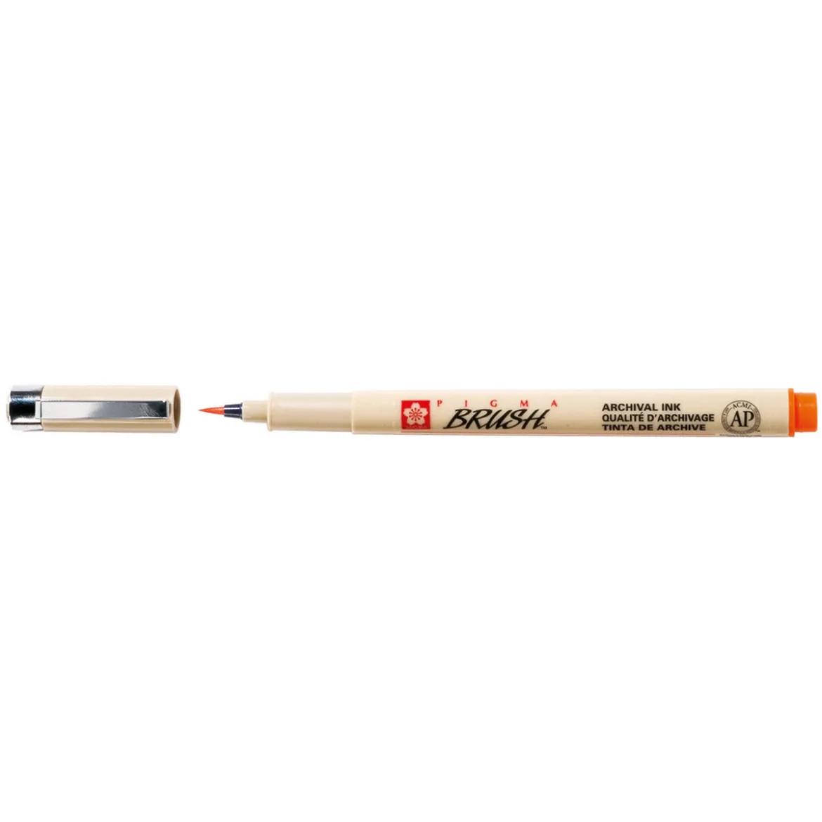 Sakura Pigma Brush Orange – orange penselspets