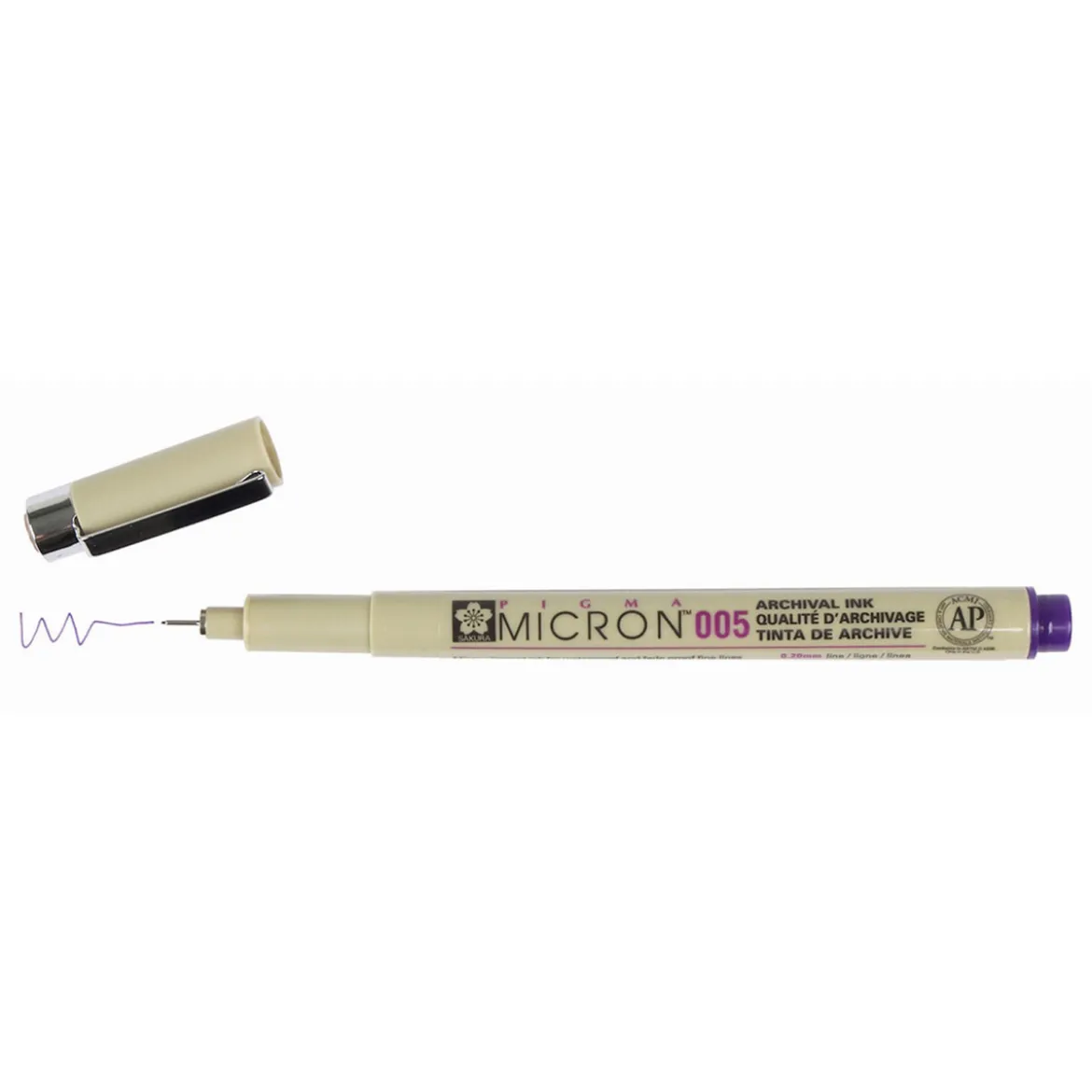 Sakura Pigma Micron 005 Purple – lila fineliner 0,2 mm