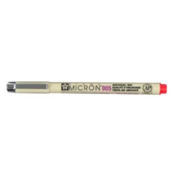 Sakura Pigma Micron 005 Red – röd fineliner 0,2 mm