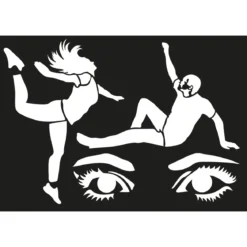 Schablon 21x30 Action Style