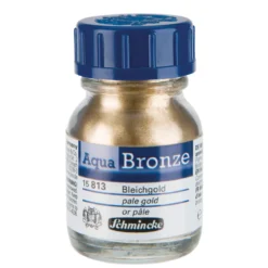 Schmincke Aqua Bronze, vattenlösligt metallicpulver 20 ml, Pale Gold 15 813