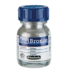Schmincke Aqua Bronze, vattenlösligt metallicpulver 20 ml, Silver 15 815