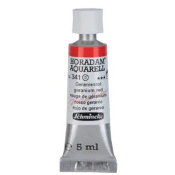 Schmincke Horadam akvarellfärg 5 ml – Geranium red 341
