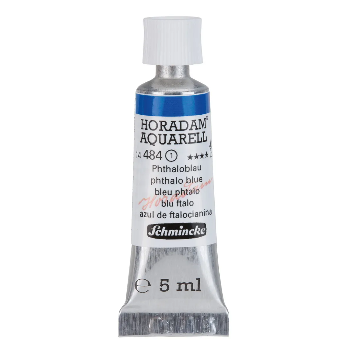 Schmincke Horadam akvarellfärg 5 ml – Phthalo blue 484
