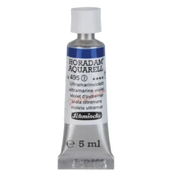 Schmincke Horadam akvarellfärg 5 ml – Ultramarine violet 495