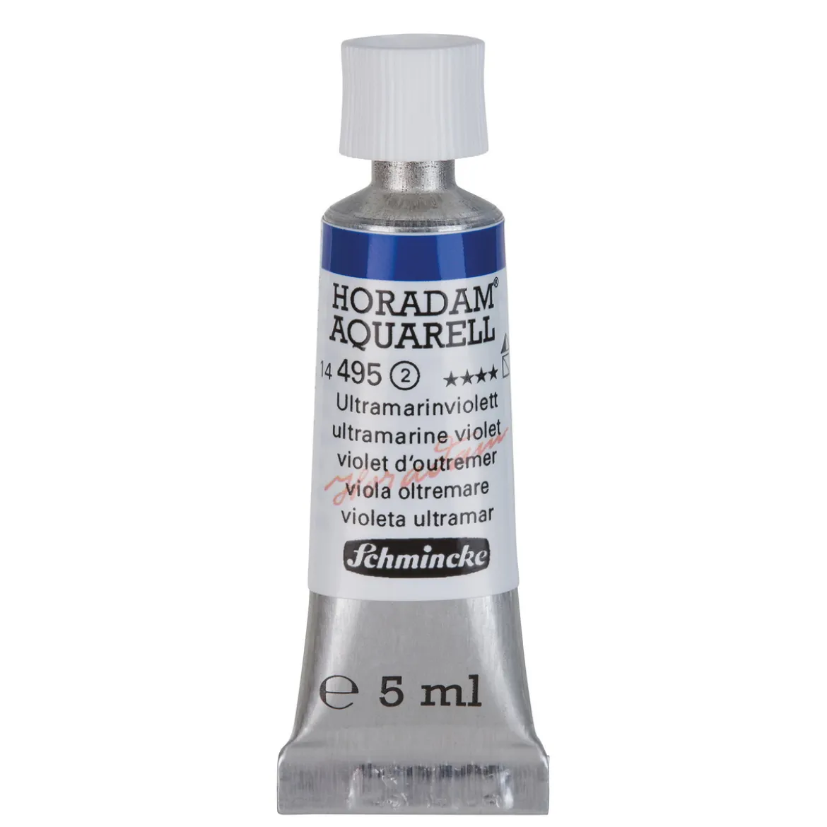 Schmincke Horadam akvarellfärg 5 ml – Ultramarine violet 495