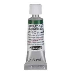 Schmincke Horadam akvarellfärg 5 ml – Chromium oxide green 512