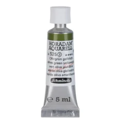 Schmincke Horadam akvarellfärg 5 ml – Olive green yellowish 525