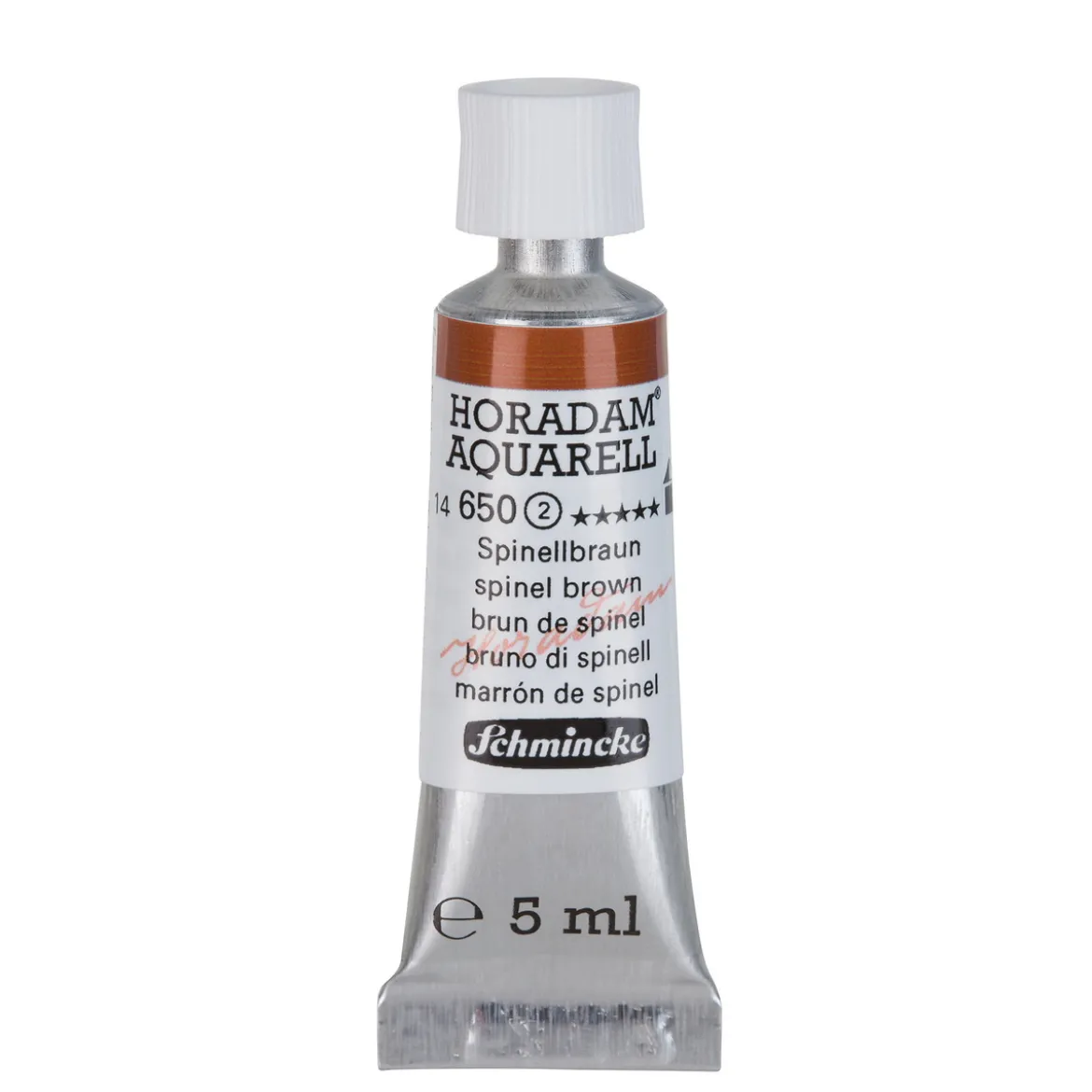 Schmincke Horadam akvarellfärg 5 ml – Spinel brown 650