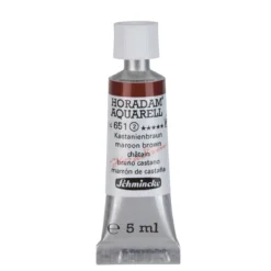 Schmincke Horadam akvarellfärg 5 ml – Maroon brown 651