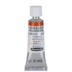 Schmincke Horadam akvarellfärg 5 ml – Gold brown 654