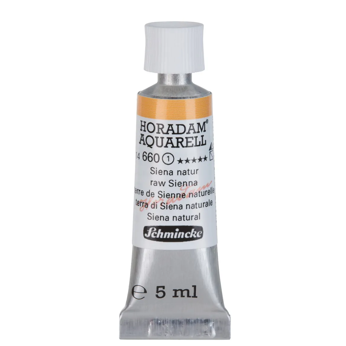 Schmincke Horadam akvarellfärg 5 ml – Raw sienna 660
