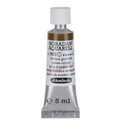 Schmincke Horadam akvarellfärg 5 ml – Green umber 665