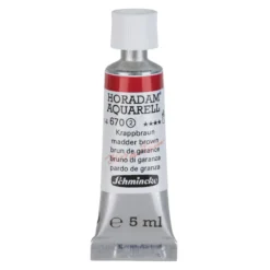 Schmincke Horadam akvarellfärg 5 ml – Madder brown 670