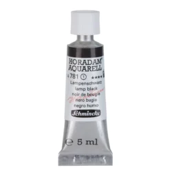 Schmincke Horadam akvarellfärg 5 ml – Lamp black 781