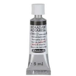 Schmincke Horadam akvarellfärg 5 ml – Hematite black 789