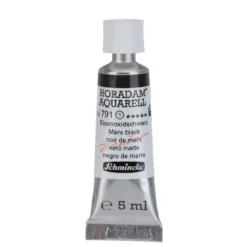 Schmincke Horadam akvarellfärg 5 ml – Mars black 791