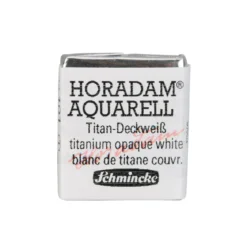 Schmincke Horadam akvarellfärg ½ kopp – Titanium opaque white 101