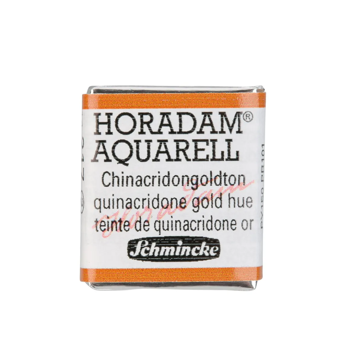 Schmincke Horadam akvarellfärg ½ kopp – Quinacridone gold hue 217