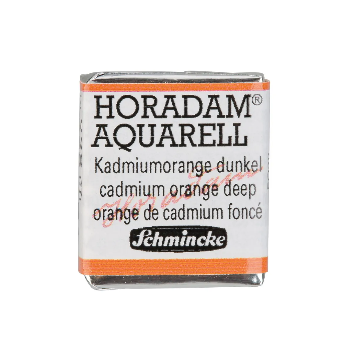 Schmincke Horadam akvarellfärg ½ kopp – Cadmium orange deep 228