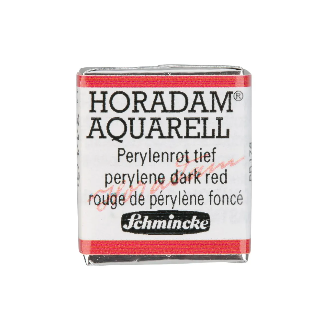 Schmincke Horadam akvarellfärg ½ kopp – Perylene dark red 344