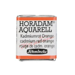 Schmincke Horadam akvarellfärg ½ kopp – Cadmium red orange 348