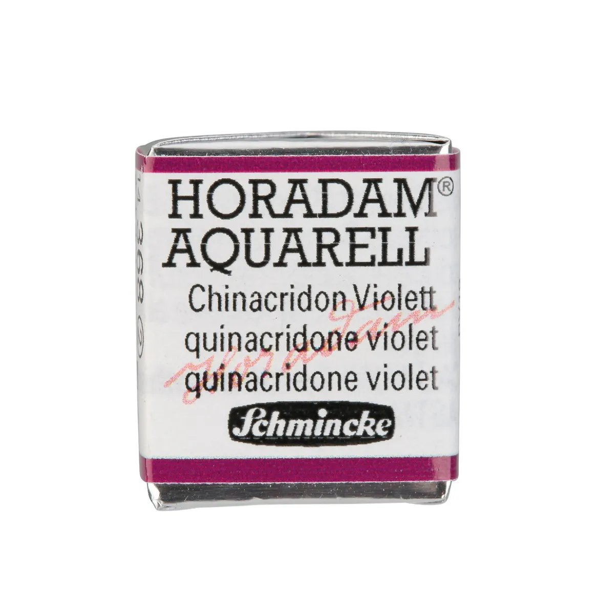 Schmincke Horadam akvarellfärg ½ kopp – Quinacridone violet 368